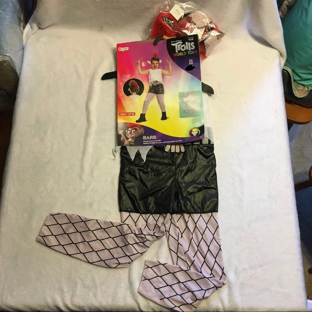 NWT Trolls Halloween kids costume Barb